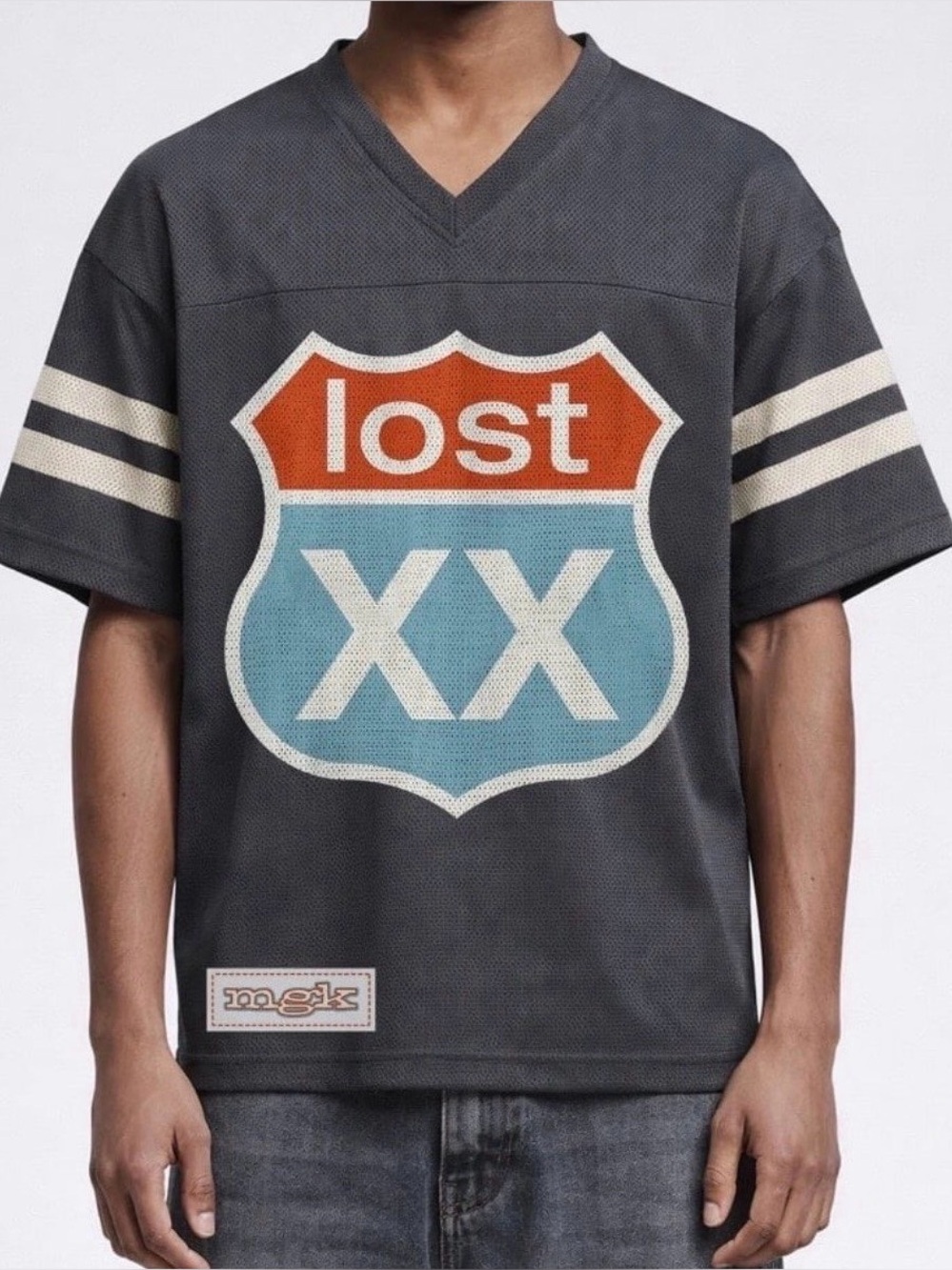 New MGK Lost XX Jersey Machine Gun Kelly Lost Americana Tour Men’s Tee XL